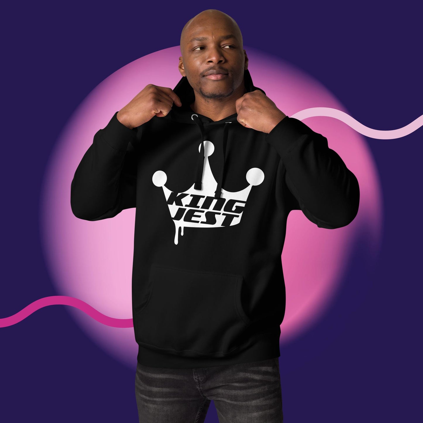 Hoodie [Unisex] (Logo White)