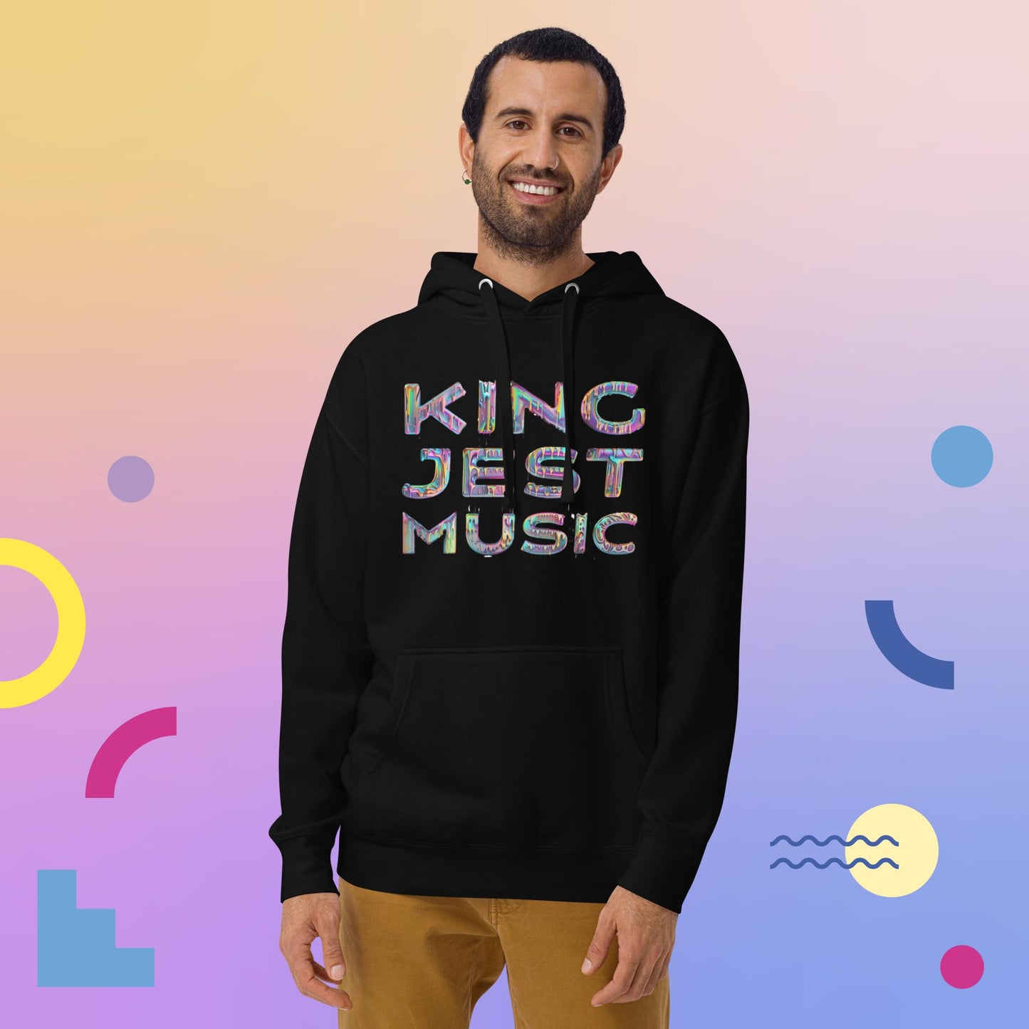 Hoodie [Unisex] ("King Jest Music" Melting Colors)