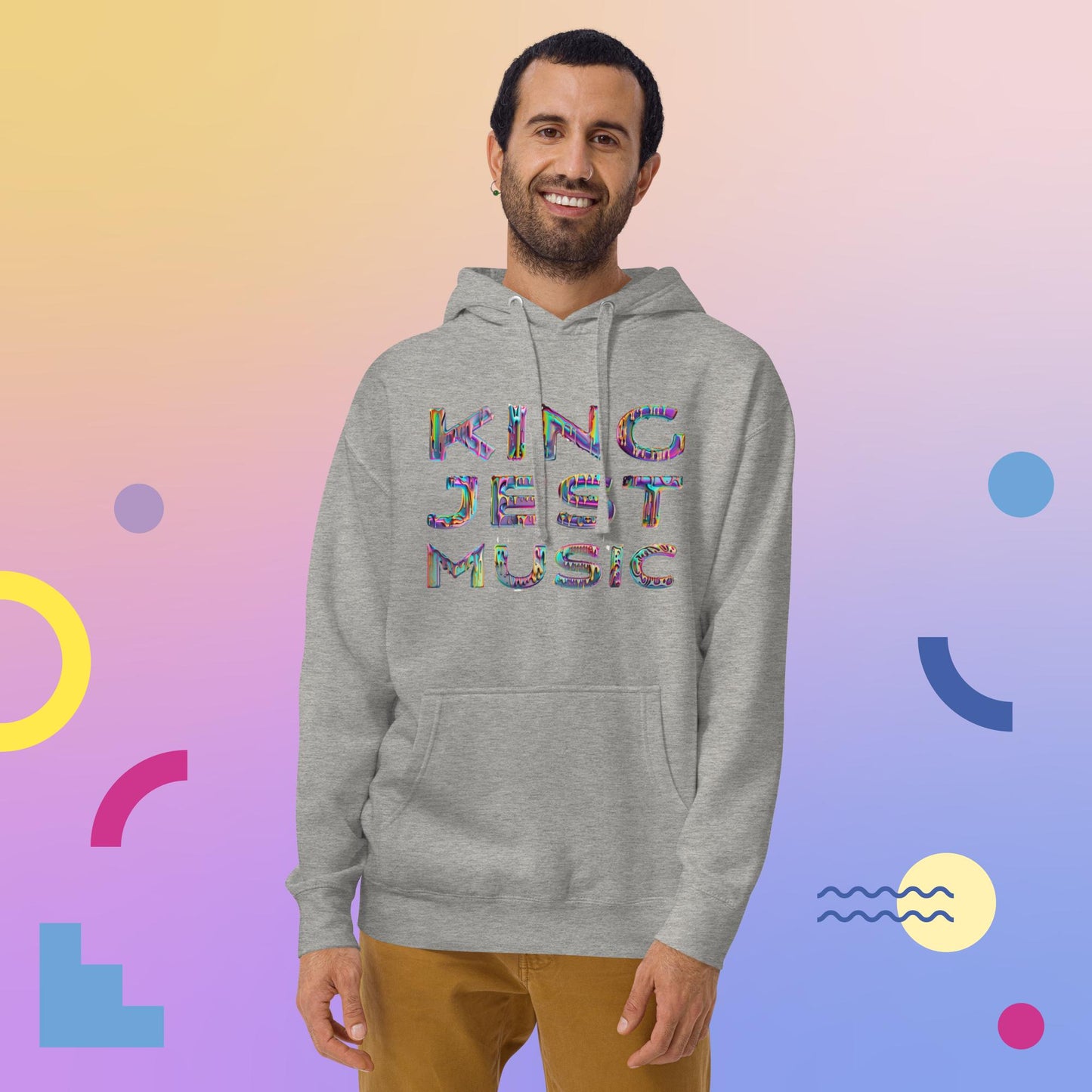 Hoodie [Unisex] ("King Jest Music" Melting Colors)