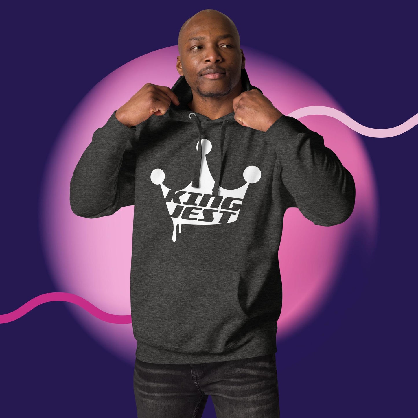 Hoodie [Unisex] (Logo White)