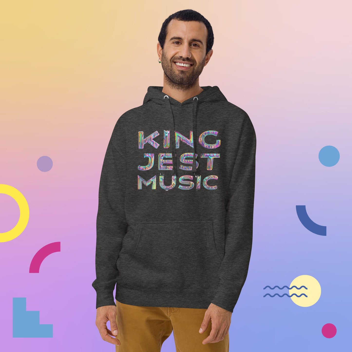 Hoodie [Unisex] ("King Jest Music" Melting Colors)