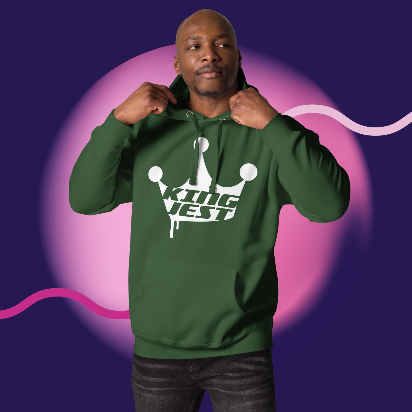 Hoodie [Unisex] (Logo White)