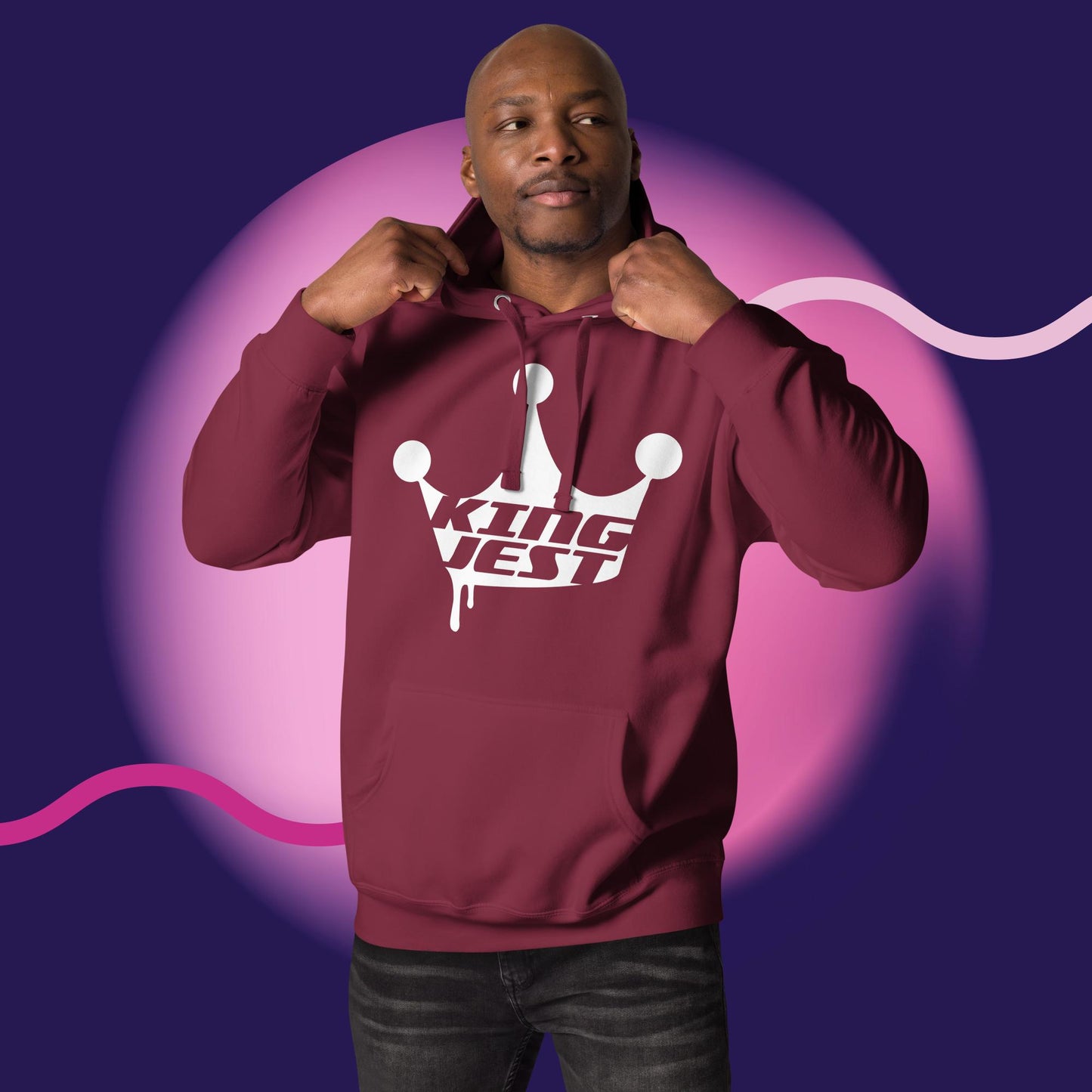 Hoodie [Unisex] (Logo White)