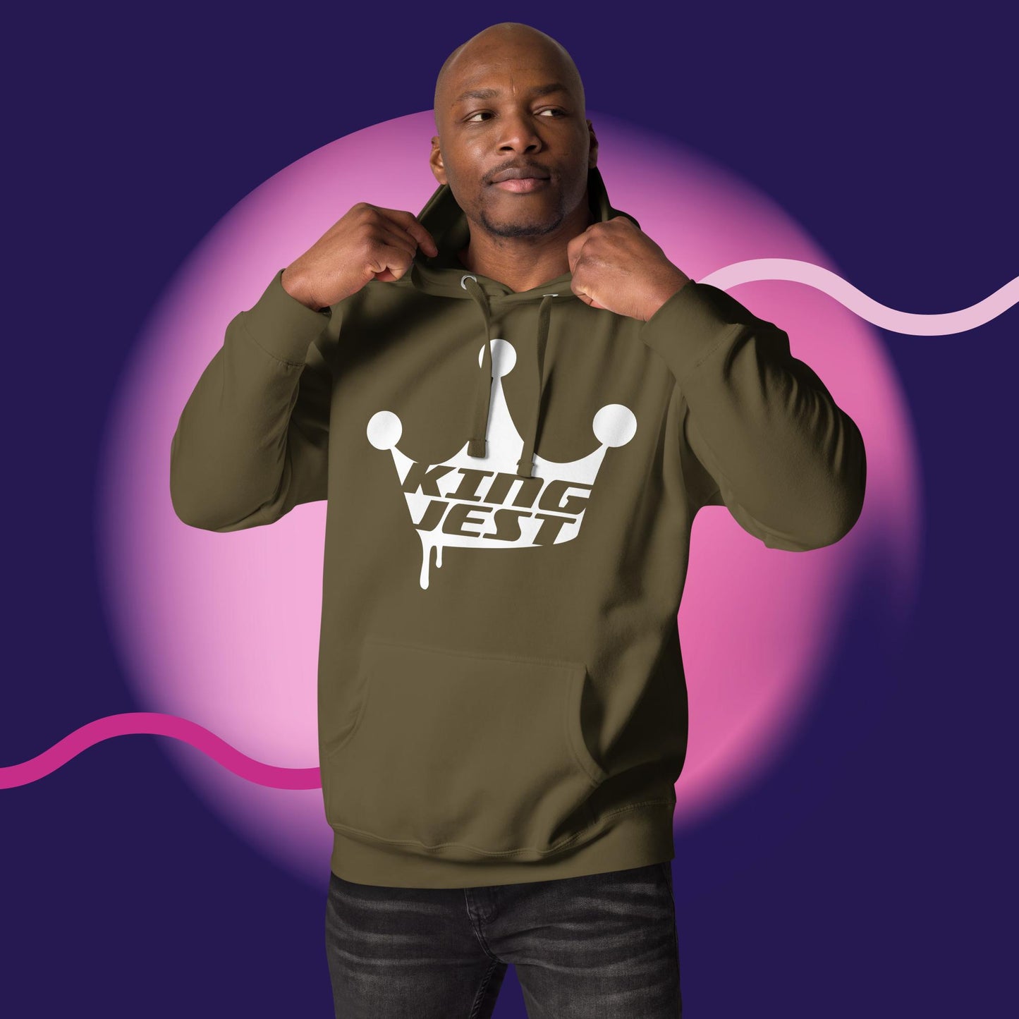 Hoodie [Unisex] (Logo White)