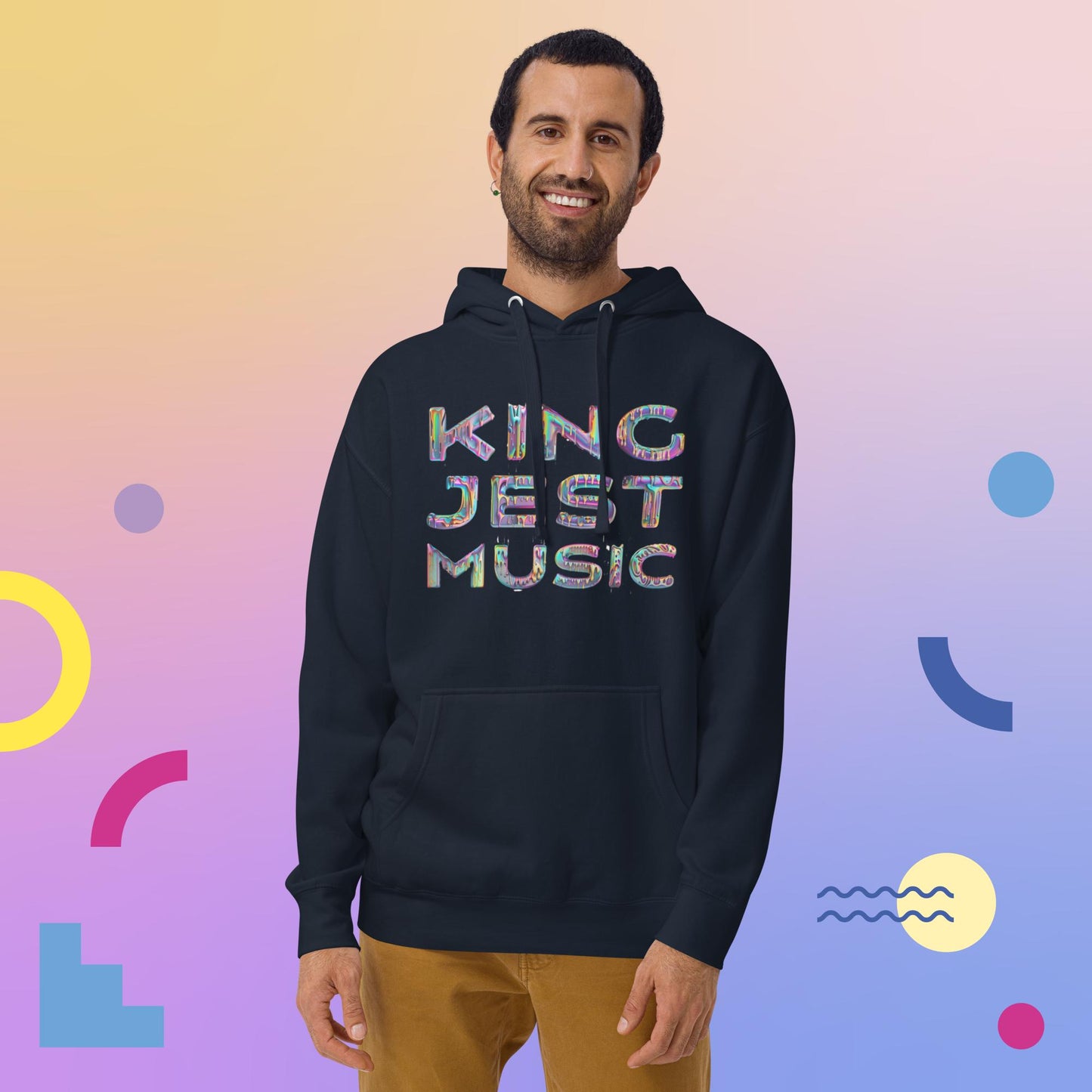 Hoodie [Unisex] ("King Jest Music" Melting Colors)