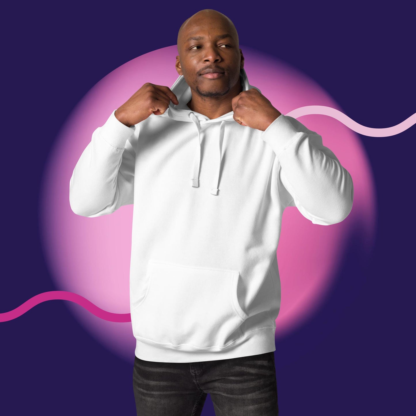 Hoodie [Unisex] (Logo White)