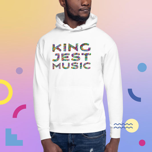 Hoodie [Unisex] ("King Jest Music" Colorful Fur)
