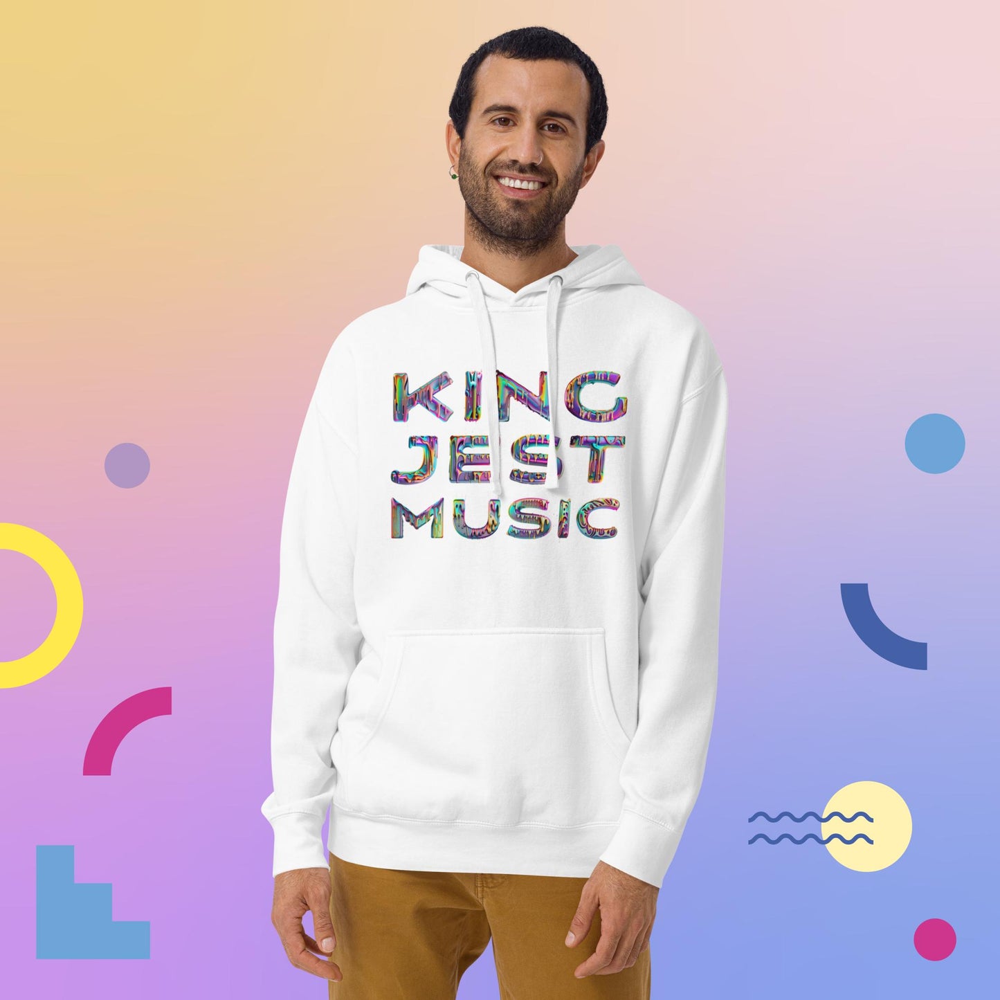 Hoodie [Unisex] ("King Jest Music" Melting Colors)